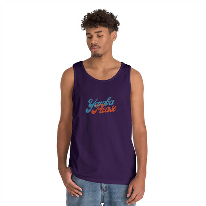 Yamba Please Unisex Heavy Cotton Tank Top - Retro Summer Vibe