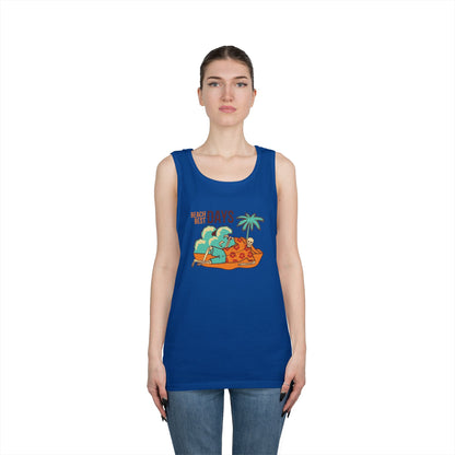 Beach Days Unisex Heavy Cotton Tank Top - Summer Vibes Apparel