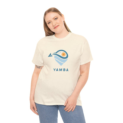 Yamba Unisex Heavy Cotton Tee - Beachy Vibes & Sunshine Design