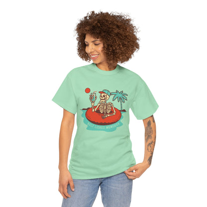 Salt Licked Memories Graphic Tee - Fun Summer Vibe Unisex Heavy Cotton Shirt