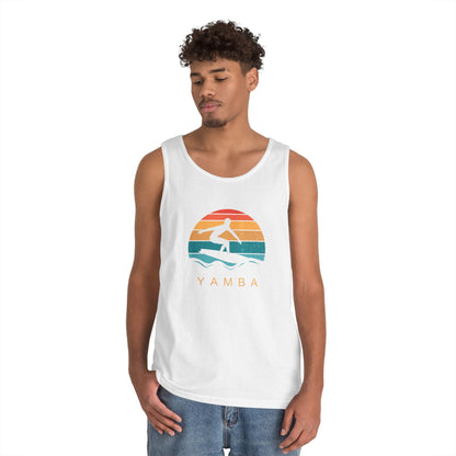 Yamba Surfing Unisex Heavy Cotton Tank Top - Summer Vibes Apparel