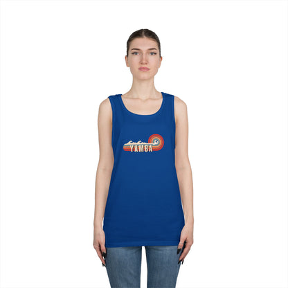 Retro Summer Vibes Unisex Heavy Cotton Tank Top