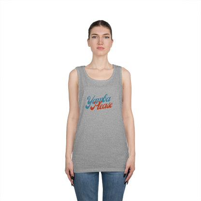 Yamba Please Unisex Heavy Cotton Tank Top - Retro Summer Vibe