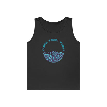 Ocean Vibes Unisex Heavy Cotton Tank Top - YAMRA Design