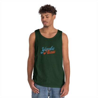 Yamba Please Unisex Heavy Cotton Tank Top - Retro Summer Vibe