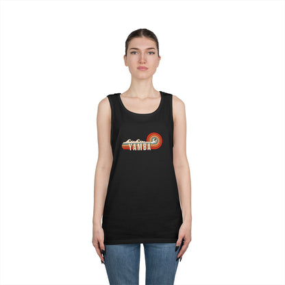 Retro Summer Vibes Unisex Heavy Cotton Tank Top