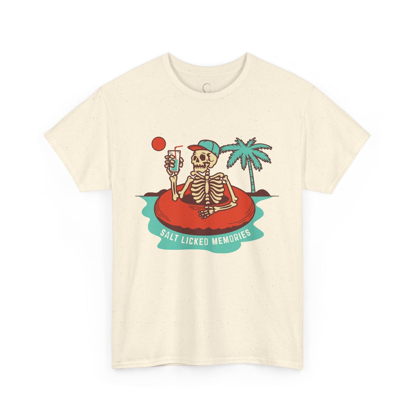 Salt Licked Memories Graphic Tee - Fun Summer Vibe Unisex Heavy Cotton Shirt