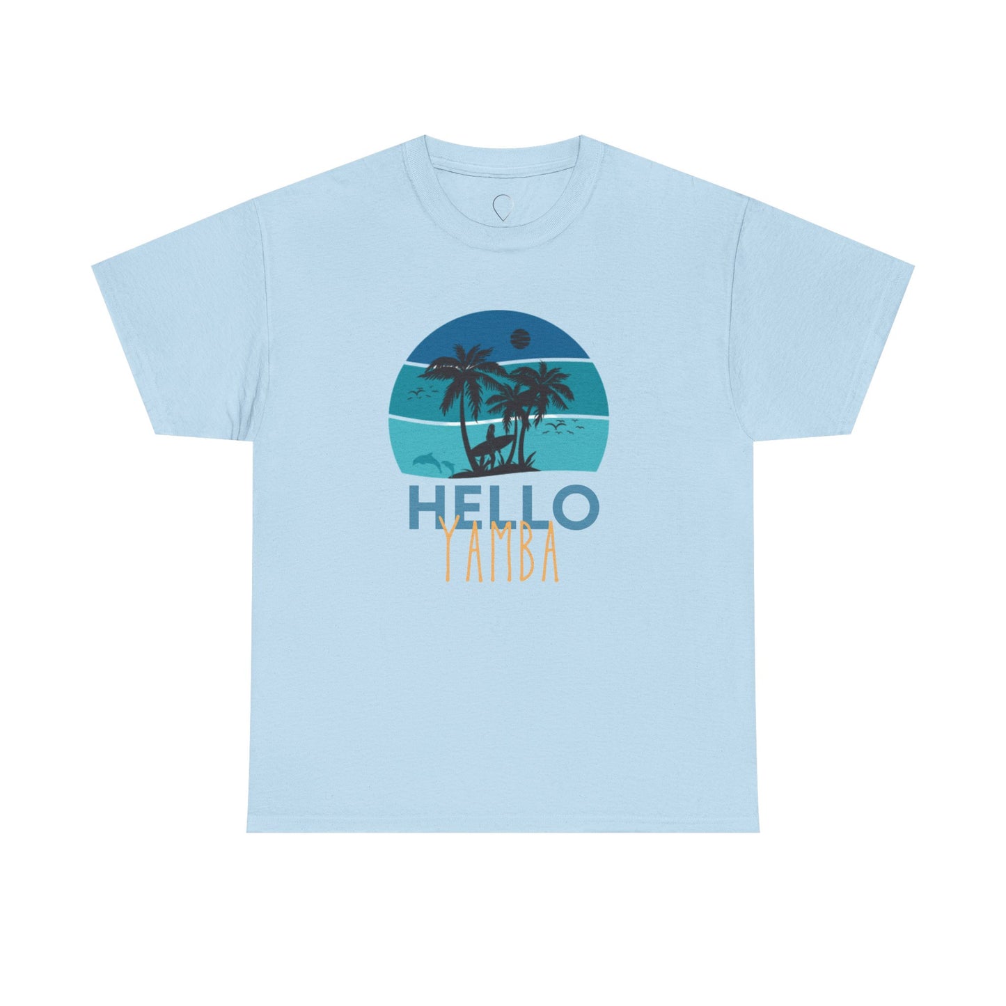 Tropical Hello Tampa Unisex Heavy Cotton Tee