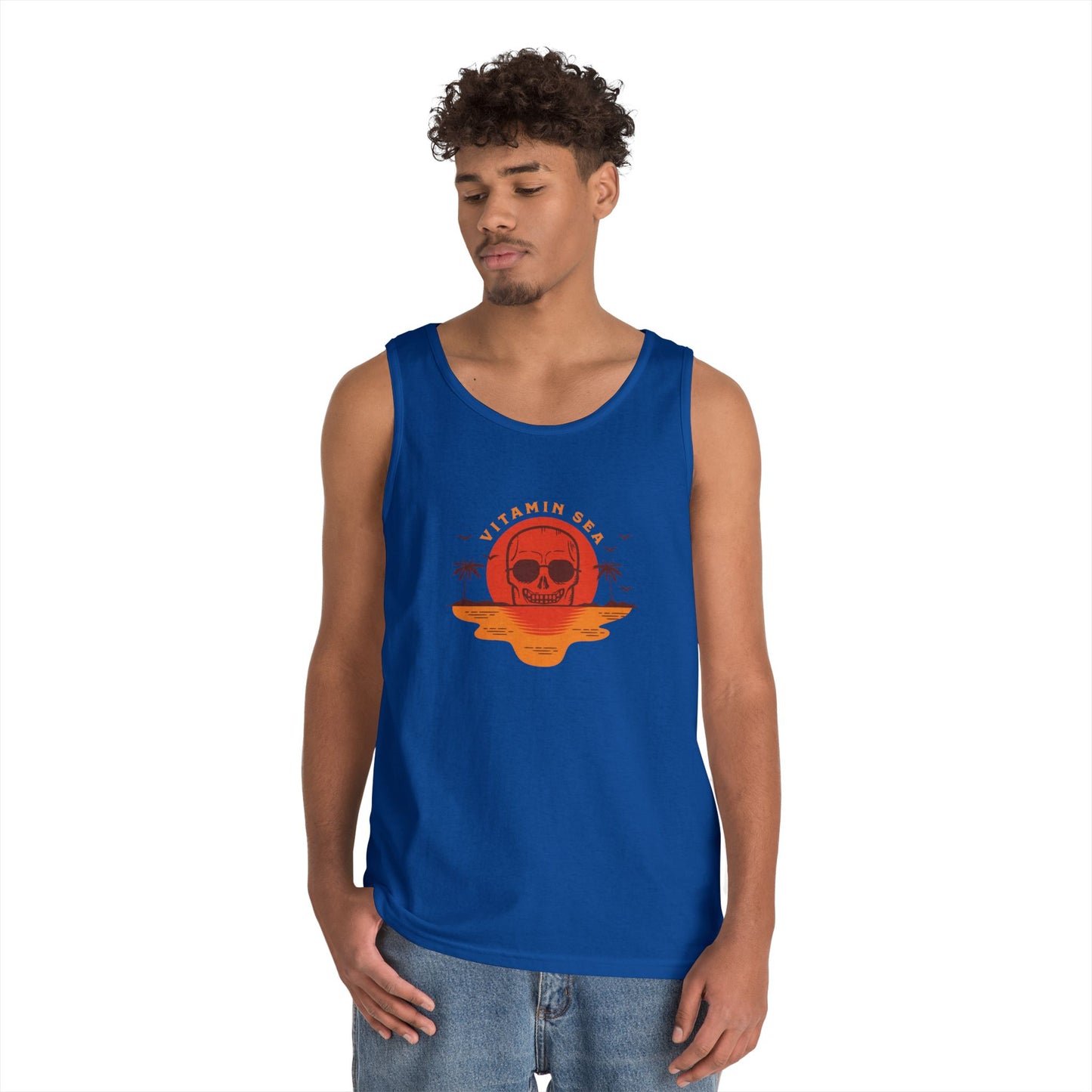 Vitamin Sea Unisex Heavy Cotton Tank Top - Summer Vibes Apparel