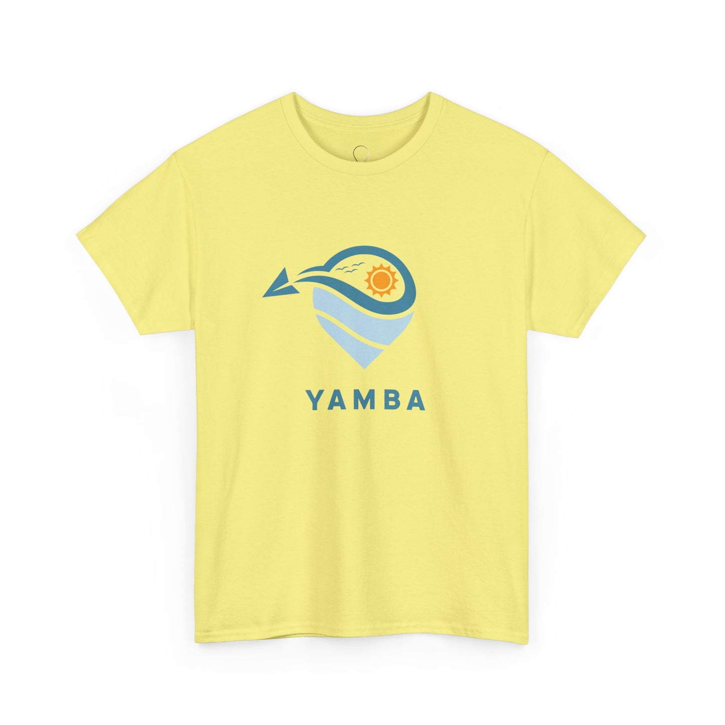 Yamba Unisex Heavy Cotton Tee - Beachy Vibes & Sunshine Design