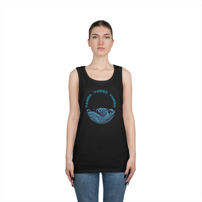 Ocean Vibes Unisex Heavy Cotton Tank Top - YAMRA Design