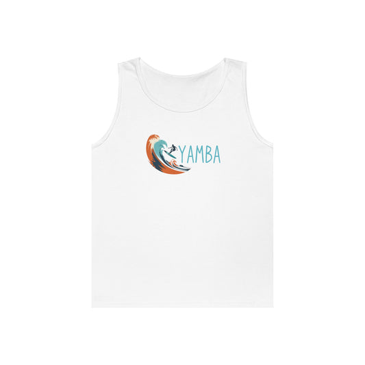 Yamba Wave Unisex Heavy Cotton Tank Top - Perfect for Summer Adventures