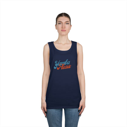 Yamba Please Unisex Heavy Cotton Tank Top - Retro Summer Vibe