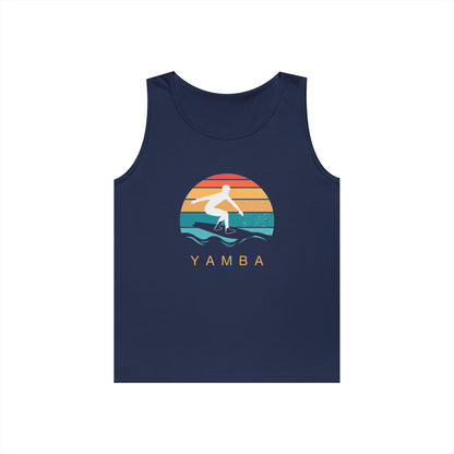 Yamba Surfing Unisex Heavy Cotton Tank Top - Summer Vibes Apparel