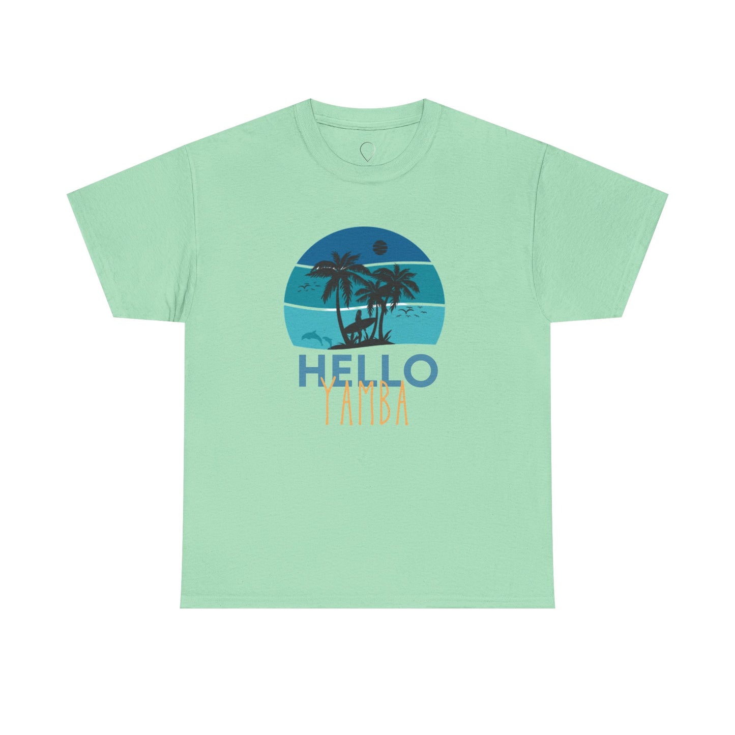 Tropical Hello Tampa Unisex Heavy Cotton Tee