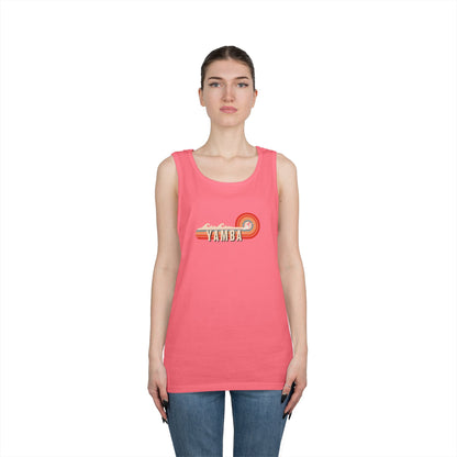 Retro Summer Vibes Unisex Heavy Cotton Tank Top