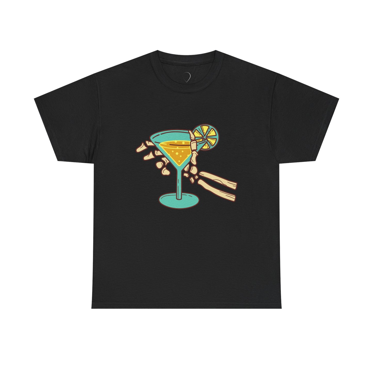 Summer Vibes Cocktail Tee - Fun Unisex Heavy Cotton T-Shirt