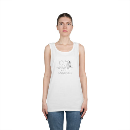 Angourie Beach Unisex Heavy Cotton Tank Top - Summer Vibes Surfwear