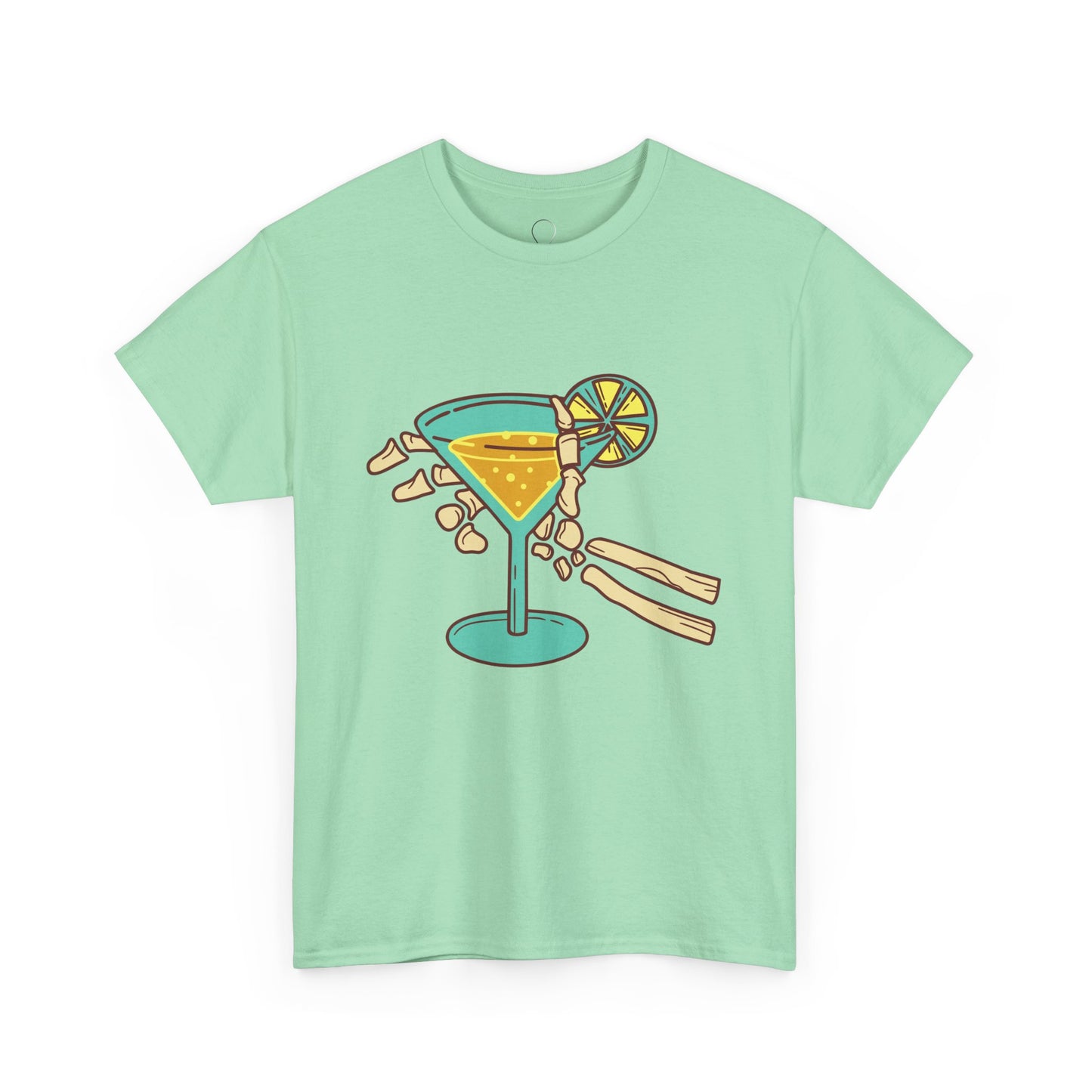 Summer Vibes Cocktail Tee - Fun Unisex Heavy Cotton T-Shirt