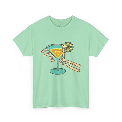 Summer Vibes Cocktail Tee - Fun Unisex Heavy Cotton T-Shirt