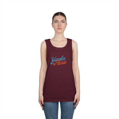 Yamba Please Unisex Heavy Cotton Tank Top - Retro Summer Vibe