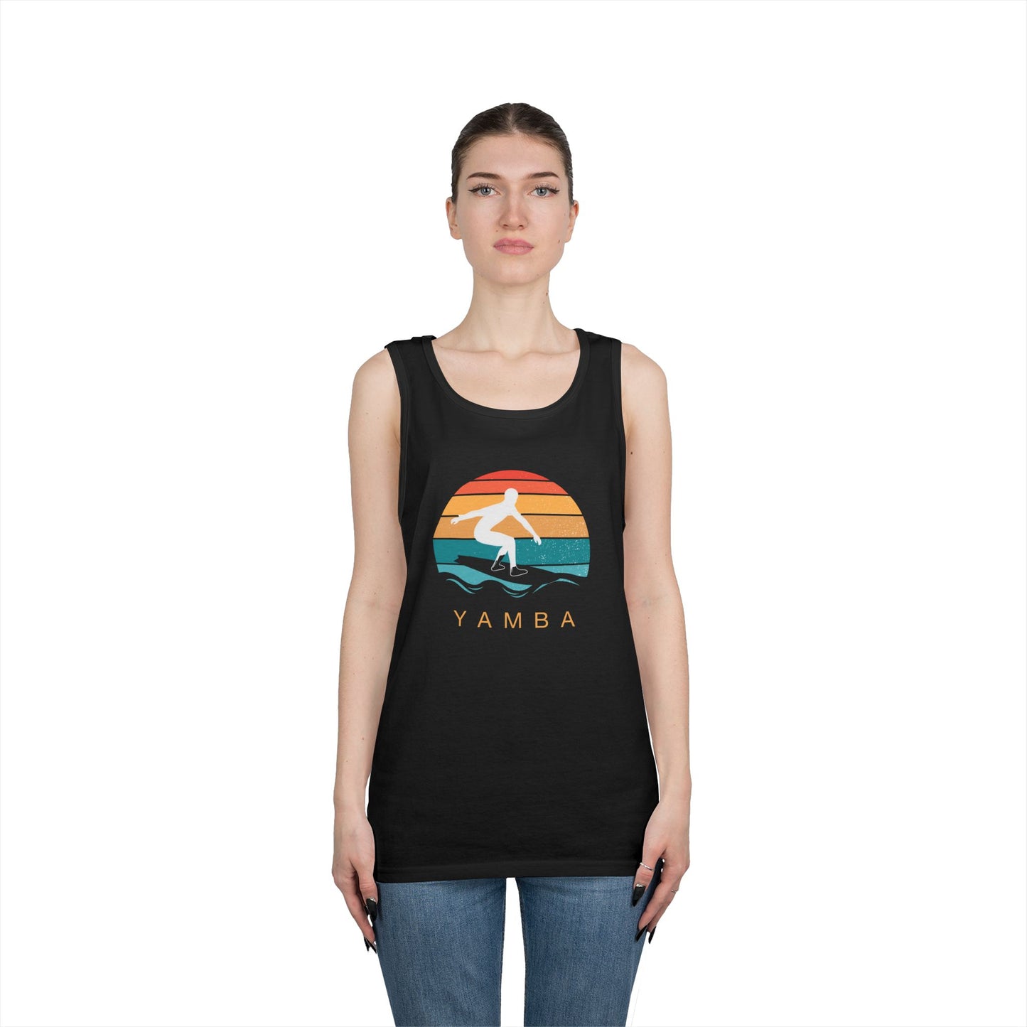 Yamba Surfing Unisex Heavy Cotton Tank Top - Summer Vibes Apparel