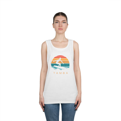 Yamba Surfing Unisex Heavy Cotton Tank Top - Summer Vibes Apparel