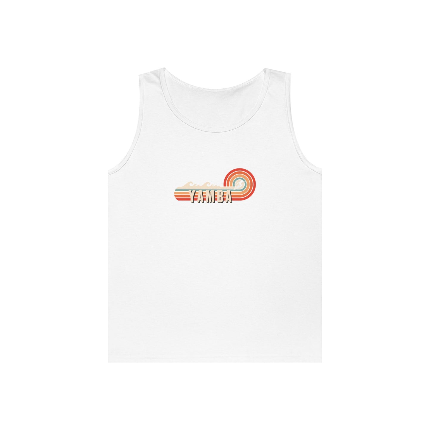Retro Summer Vibes Unisex Heavy Cotton Tank Top