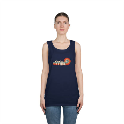 Retro Summer Vibes Unisex Heavy Cotton Tank Top
